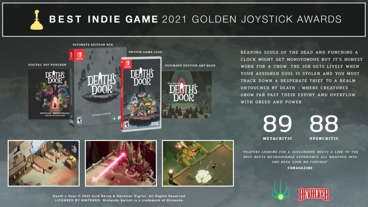 Joc Deaths Door Ultimate Edition pentru Nintendo Switch