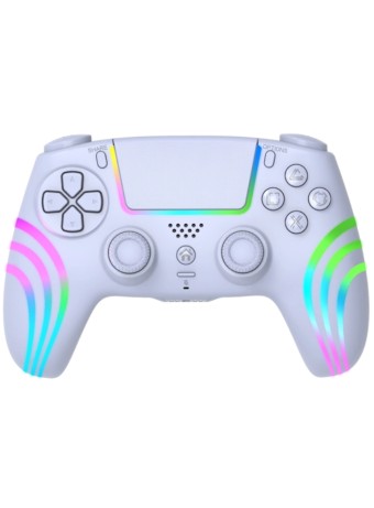  Deep Explorer Wireless Controller White - Ps4 /pc pentru PS4 / PC