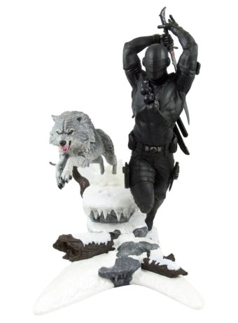 Figurina Statueta Diamond Select Toys G.I. Joe Gallery Snake Eyes Pvc 28cm