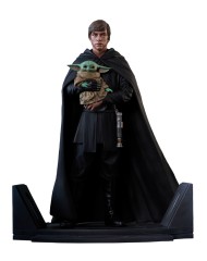 Diamond Star Wars Premier Collection The Mandalorian Luke Skywalker And Grogu 1 7 25cm