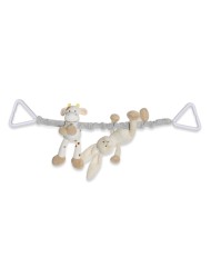 Diinglisar Stroller Chain Rabbit And Cow (tk2934)