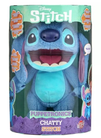 Jucarie Plus Disney Chatty Stitch Interactive Plush (102501)