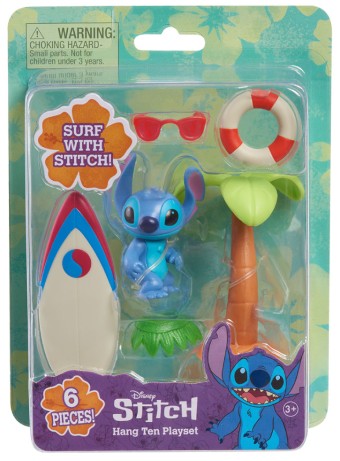  Disney Stitch Playset Surf With Stitch