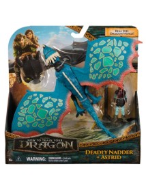 Dragons Movie Viking&dragon-deadly Nadder & Astrid (6074005) 