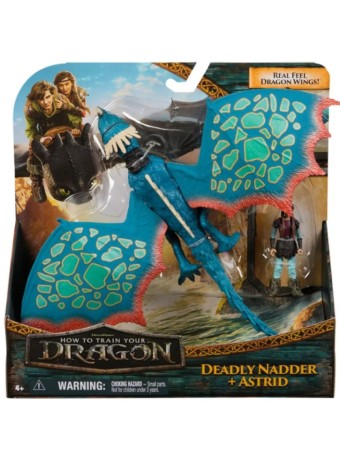 Animalut Dragons Movie Viking&dragon-deadly Nadder & Astrid (6074005)
