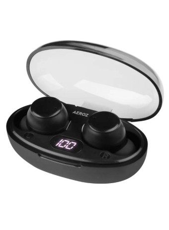  Earbuds Aeroz Tws-1010 Black True Wireless