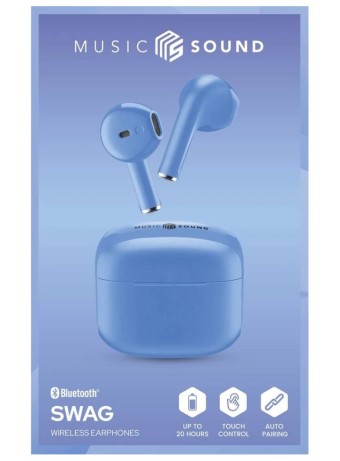  Earphones Ms Swag Tws Bt Light Purple