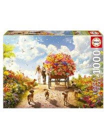 Educa 1000 Pcs Carrying Flowers Puzzle (80-19921) 
