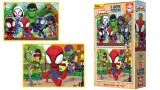  Educa 2x25 Spidey & His Amazing Friends Wood Puzzles (80-19289)