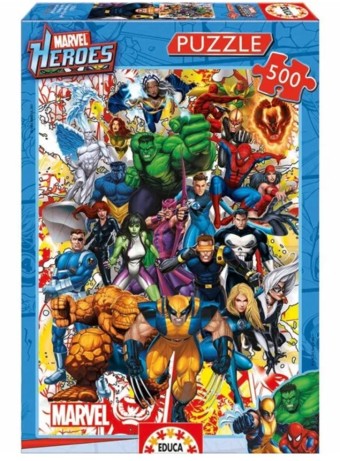 Joc Educa 500 Marvel Heroes Puzzles (80-15560)