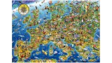  Educa 500 Pcs Crazy European Map Puzzle (80-17962)