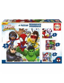 Educa Puzzle 12-16-20-25 - Spidey&amazing Friends (80-19295) 