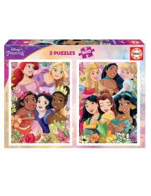Educa Puzzle 2x500 Disney Princess (80-19253) 