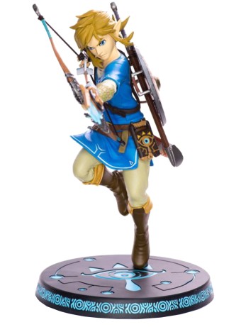 Figurina Statueta F4f The Legend Of Zelda Breath Of The Wild Link With Bow 25cm