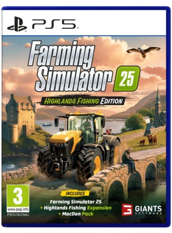 Joc Farming Simulator 25 Highlands Fishing Edition pentru PS5