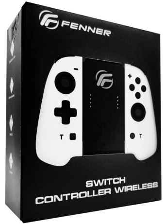  Fenner Tech Controller Joycon Wireless Alb pentru NSW