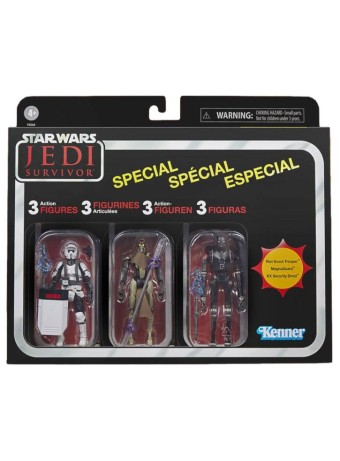 Figurina Joc Figurinele Set 3 Collection The Vintage Star Wars Jedi Survivor