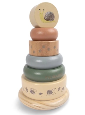  Filibabba Wooden Stacking Toy (fi-03372)