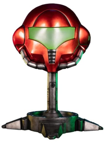 Figurina Statueta First4figures Metroid Prime Samus Helmet Resin 49cm