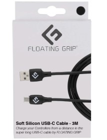 Floating Grip 3m Silicone Usb C Cable Black 