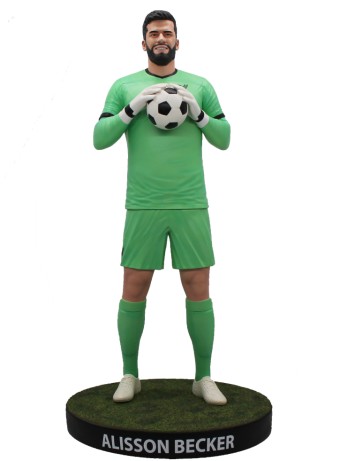 Figurina Statueta Footballs Finest Liverpool Alisson Becker 60cm