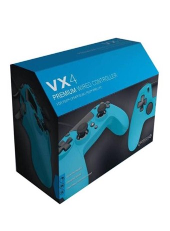  Gioteck VX 4 Wired Controller Blue pentru PS4
