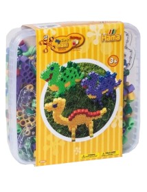 Hama Maxi Beads Beads & 1 Pegboard In Box Dinosaur (8742) 