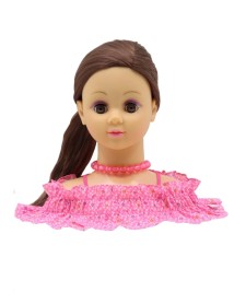 Happy Friend Hairstyling Head Brown Hair (504405) 