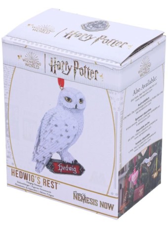 Figurina Joc Harry Potter Hedwigs Rest Hanging Ornament 9cm