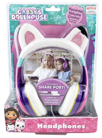  Headphones Ekids Gabbys Dollhouse With Volume Control To Protect Hearing pentru PC