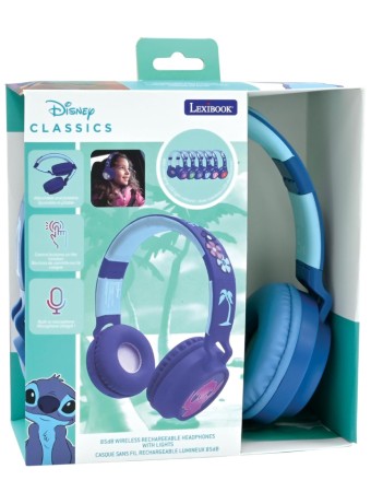 Headphones Lexibook Stitch Rechargeable With Lights pentru PC