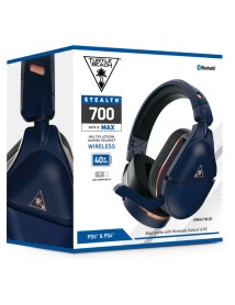 Headset Turtle Beach Stealth 700p Gen2 Max Cobalt Blue Wireless - Playstation 5  Headset Turtle Beach Stealth 700p Gen2 Max Cobalt Blue Wireless - Playstation 5