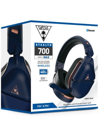  Headset Turtle Beach Stealth 700p Gen2 Max Cobalt Blue Wireless - Playstation 5 pentru PS5 / PS4 / Nintendo Switch / PC