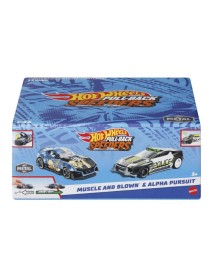 Hot Wheels: Pull-back Speeders Muscle And Blown Alpha Pursuit (hpr97) 