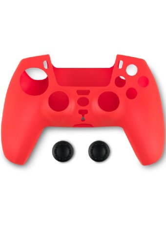  Husa Din Silicon Pentru Controller Si Protectie Pentru Butoane Spartan Gear Rosu pentru PS5