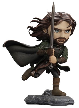 Figurina Statueta Iron Studios & Minico Lord Of The Rings Aragorn 17cm