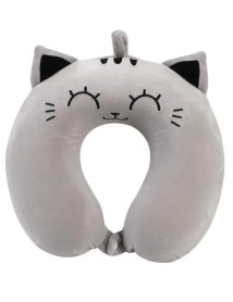 Itotal Neck Pillow Grey Cat (xl2184c) 