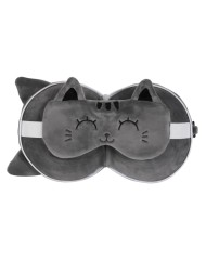 Itotal Pillow With Sleep Mask Grey Cat (xl2529)