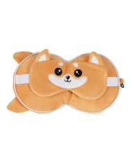 Itotal Pillow With Sleep Mask Shiba (xl2531)