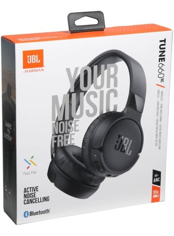  Jbl Headphones Bluetooth Tune 660nc T660nc + MIC Black pentru PC