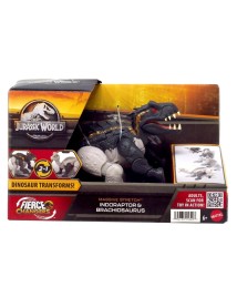 Jurassic World Fierce Changers Massive Stretch Indoraptore Brachiosaurus (hpd35) 
