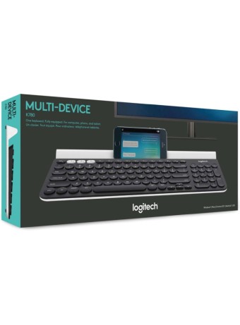  Keyboard Logitech K780 Multi Device Wireless Grey White Nordic pentru PC