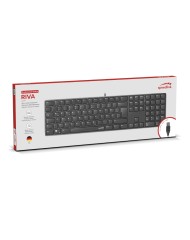Keyboard Speedlink Riva Slim Metal Scissor Black Nordic