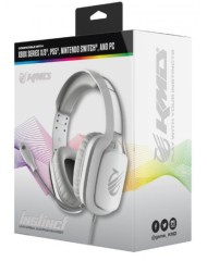 Kmd Instinct Universal Headset White - Nintendo Switch
