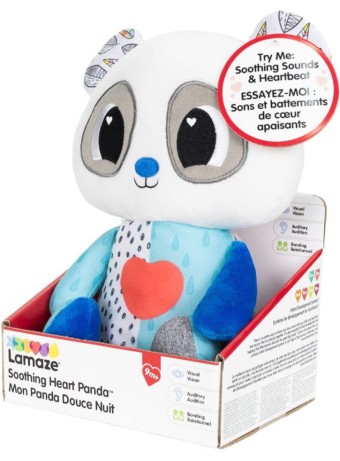 Jucarie Plus Lamaze Panda With Heart Sound & Music (827470)