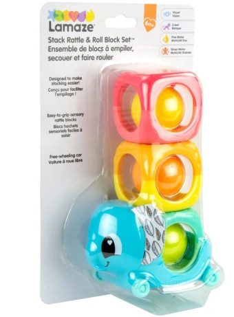  Lamaze Stack Rattle & Roll Blocks (827464)