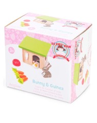 Le Toy Van Dollhouse Pet Set Bunny And Guinea (lme045)