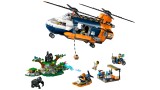 Joc Lego City Exploration Jungle Explorer Helicopter At Base Camp (60437)