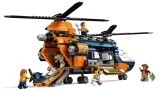 Joc Lego City Exploration Jungle Explorer Helicopter At Base Camp (60437)