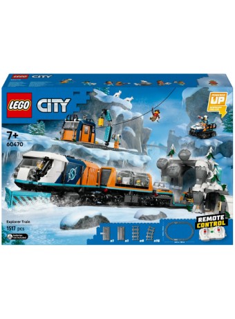 Joc Lego City Explorers Arctic Polar Express Train (60470)